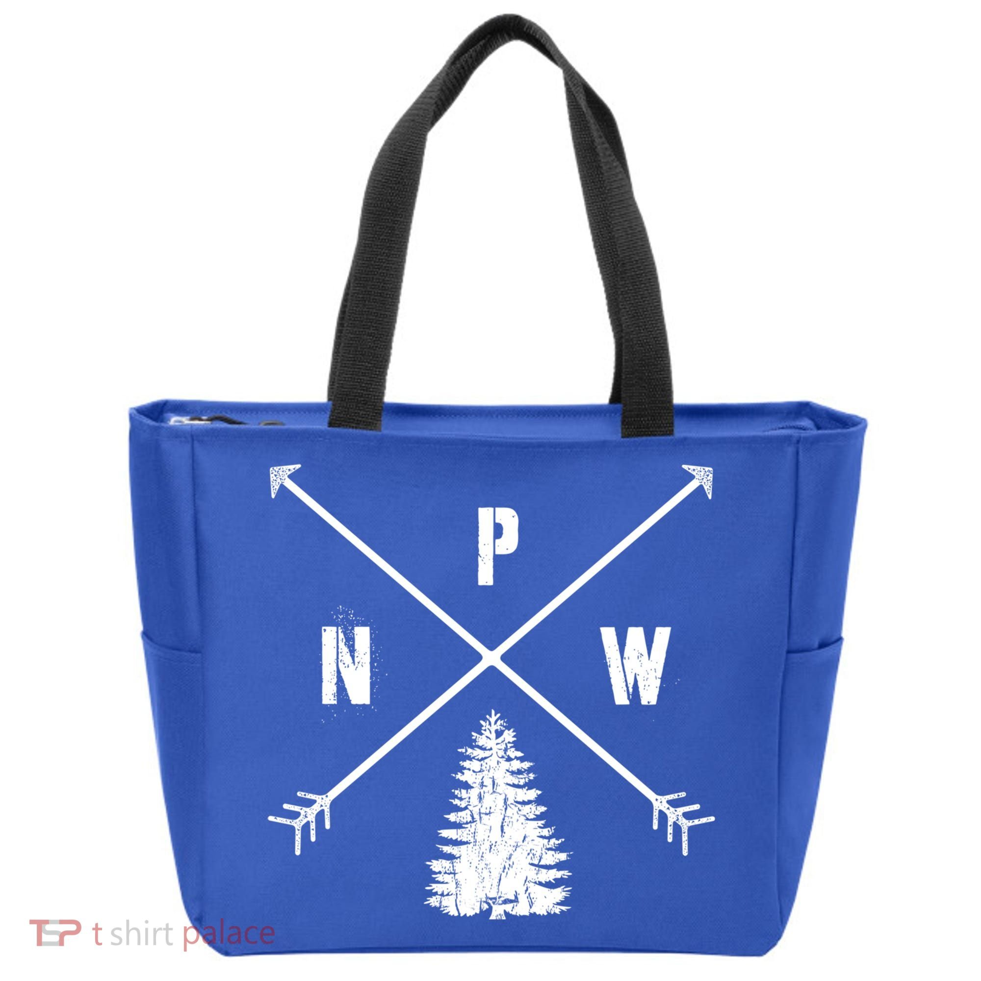 Pine Tree Pacific Northwest Pnw Arrows Fun Gift Tote Bag