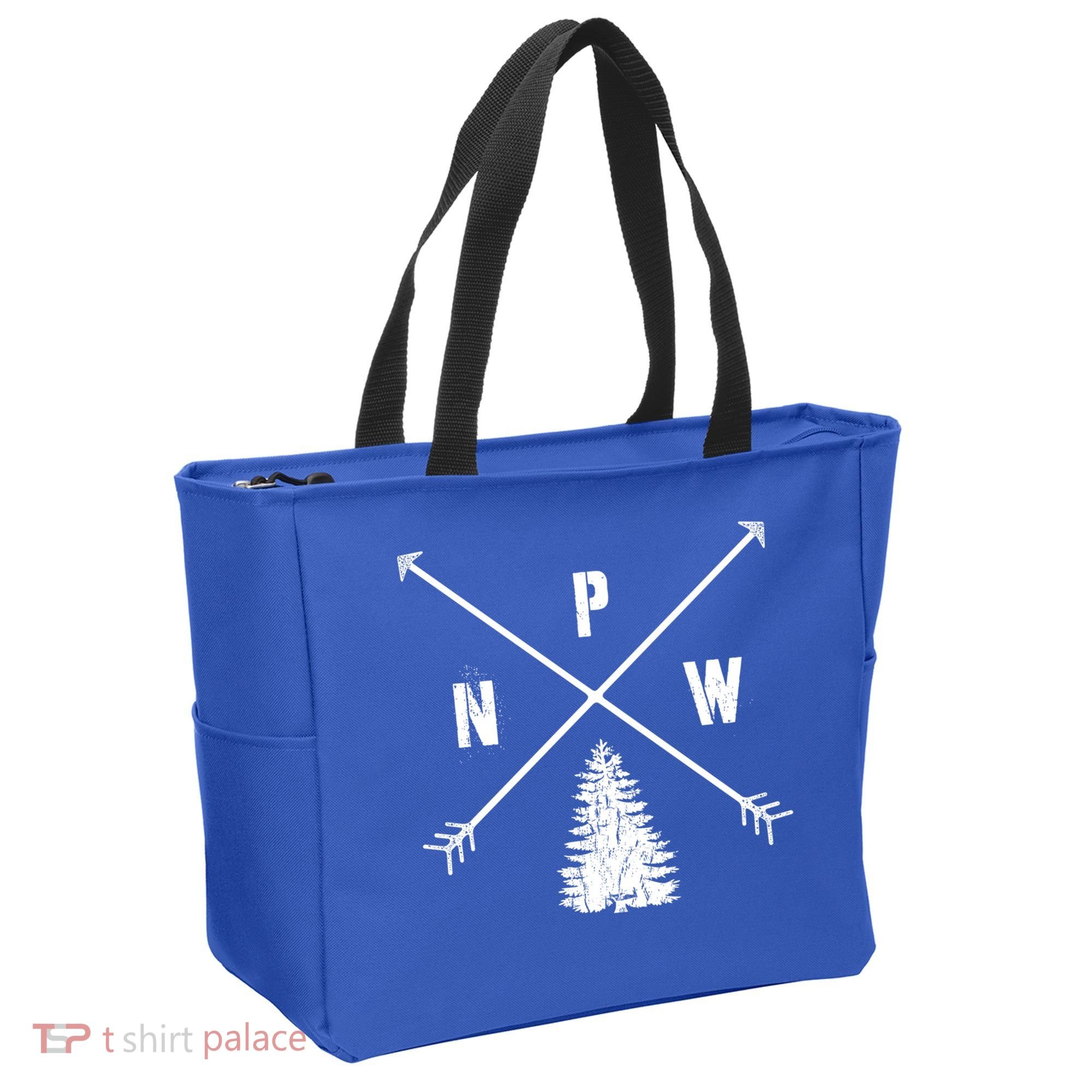 Pine Tree Pacific Northwest Pnw Arrows Fun Gift Tote Bag
