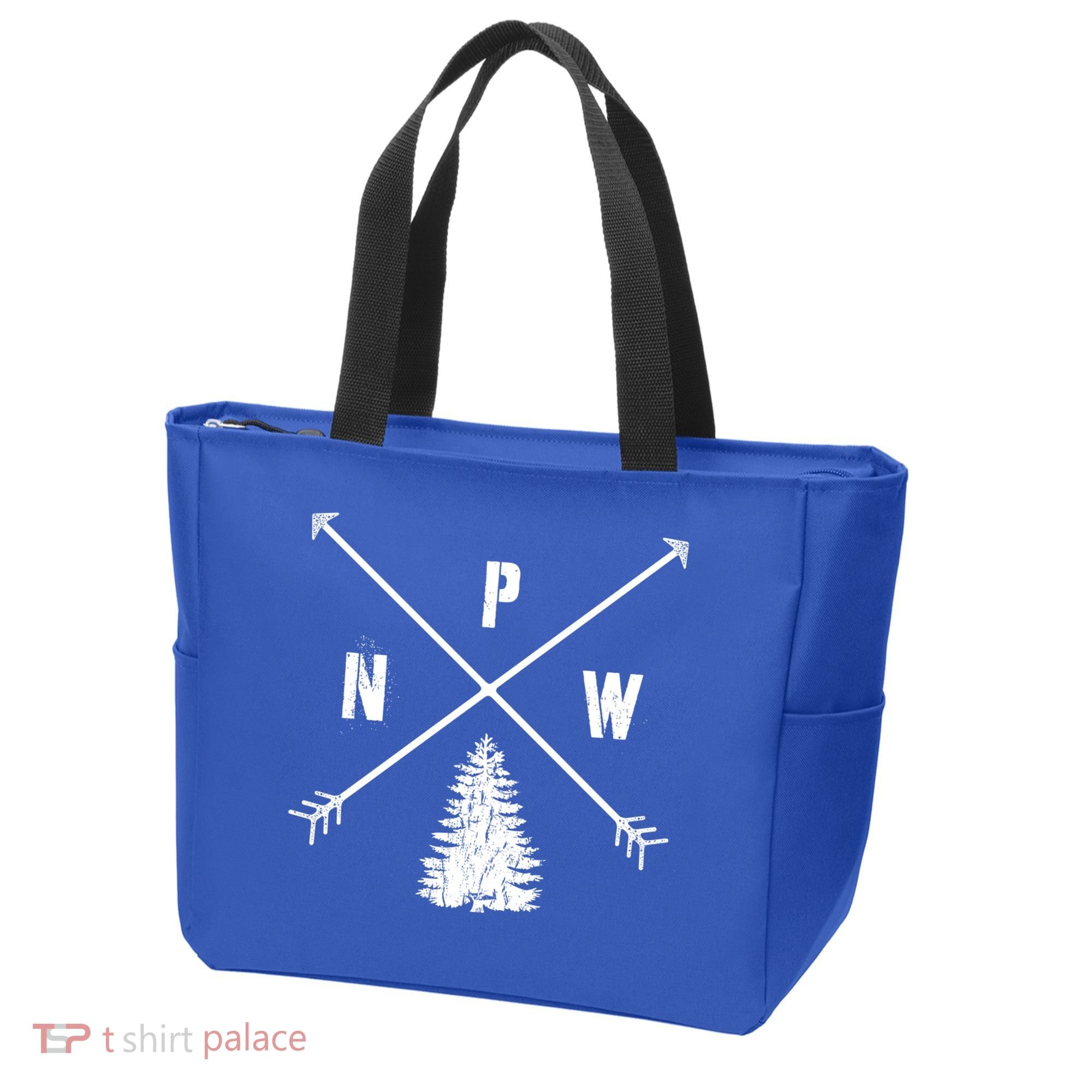 Pine Tree Pacific Northwest Pnw Arrows Fun Gift Tote Bag