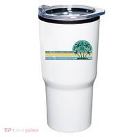 Palm Trees Retro Beach Summer Tumbler thumb 0