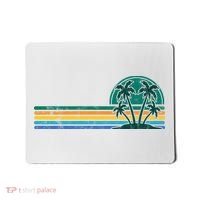 Palm Trees Retro Beach Summer Mousepad thumb 0