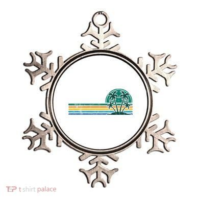Palm Trees Retro Beach Summer Ornament