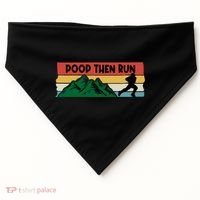 Poop Then Run Running Jogging Endurance Training Athlete Gift USA-Made Doggie Bandana thumb 0