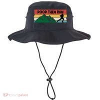 Poop Then Run Running Jogging Endurance Training Athlete Gift Bucket Hat thumb 0
