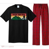 Poop Then Run Running Jogging Endurance Training Athlete Gift Pajama Set thumb 0