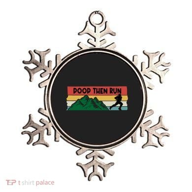 Poop Then Run Running Jogging Endurance Training Athlete Gift Ornament