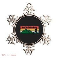 Poop Then Run Running Jogging Endurance Training Athlete Gift Ornament thumb 0