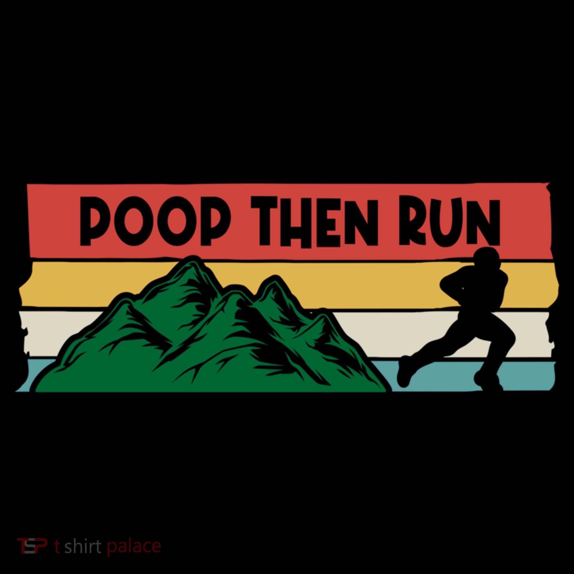 Poop Then Run Running Jogging Endurance Training Athlete Gift Ornament