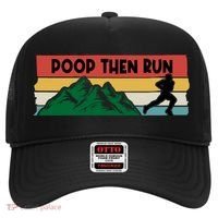 Poop Then Run Running Jogging Endurance Training Athlete Gift Hat thumb 0
