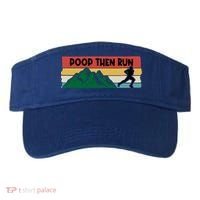 Poop Then Run Running Jogging Endurance Training Athlete Gift Visor thumb 0