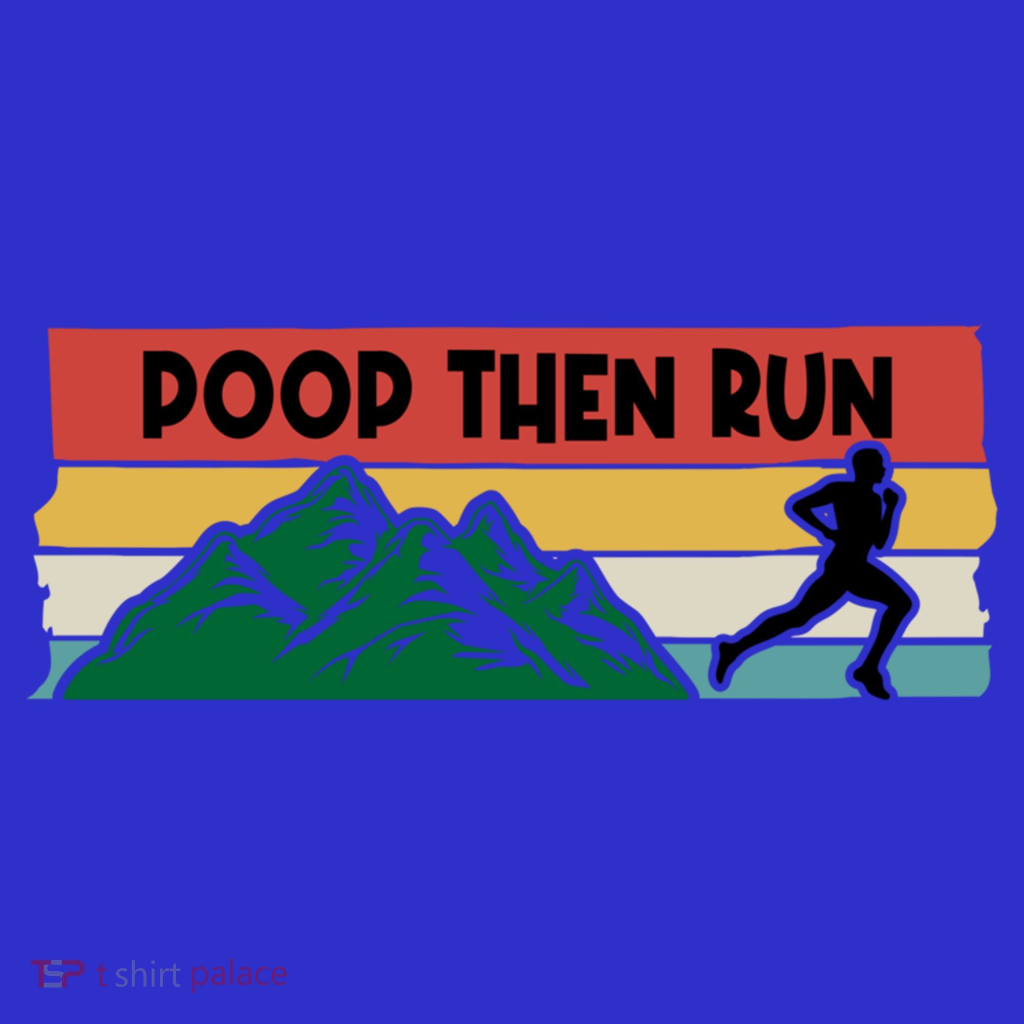 Poop Then Run Running Jogging Endurance Training Athlete Gift Visor