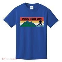 Poop Then Run Running Jogging Endurance Training Athlete Gift Kids T-Shirt thumb 0