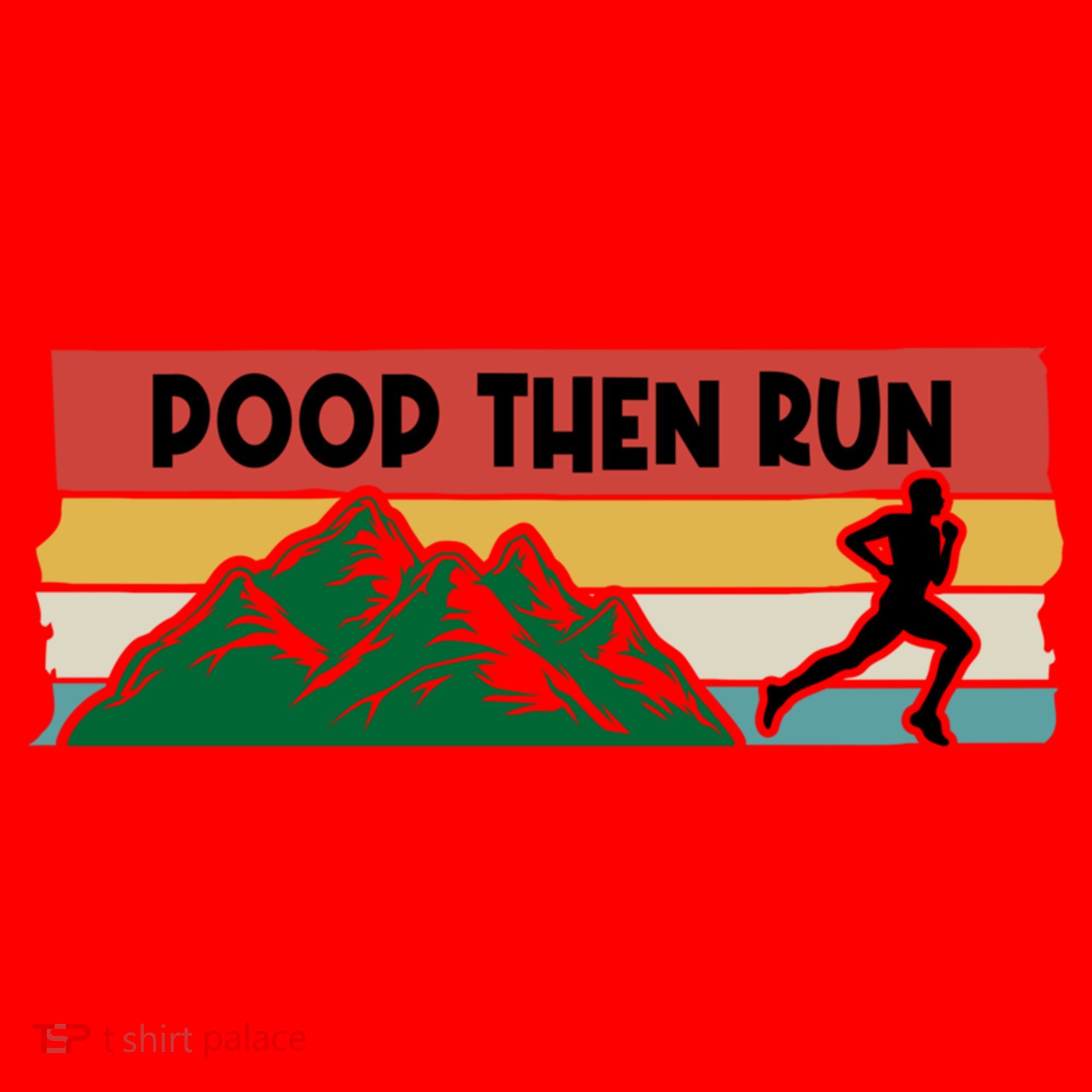 Poop Then Run Running Jogging Endurance Training Athlete Gift Santa Hat