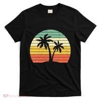 Palm Tree Retro Tropical Beach T-Shirt thumb 0