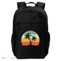 Palm Tree Retro Tropical Beach Backpack thumb 0