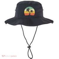 Palm Tree Retro Tropical Beach Bucket Hat thumb 0