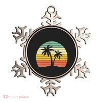 Palm Tree Retro Tropical Beach Ornament thumb 0