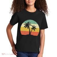 Palm Tree Retro Tropical Beach Kids T-Shirt thumb 2