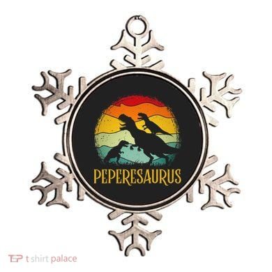 Peperesaurus T Rex Dinosaur Pepere Saurus Family Fathers Day Ornament