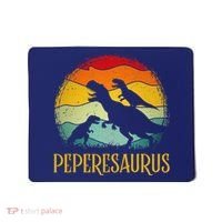 Peperesaurus T Rex Dinosaur Pepere Saurus Family Fathers Day Mousepad thumb 0