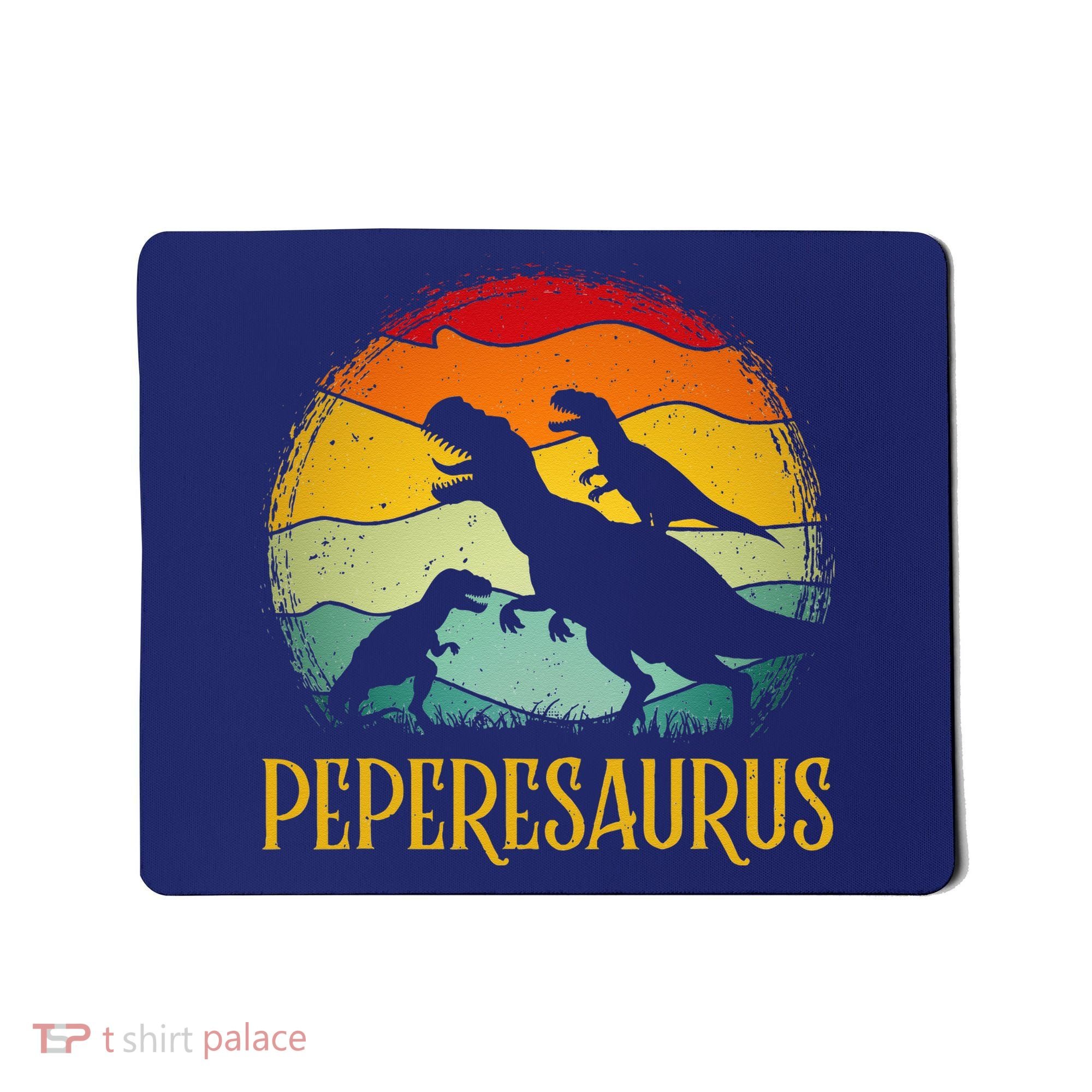Peperesaurus T Rex Dinosaur Pepere Saurus Family Fathers Day Mousepad
