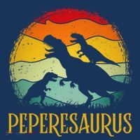 Peperesaurus T Rex Dinosaur Pepere Saurus Family Fathers Day Baby Bodysuit thumb 2