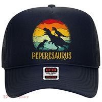 Peperesaurus T Rex Dinosaur Pepere Saurus Family Fathers Day Hat thumb 0