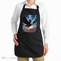 President Trump Riding An Eagle. Patriotic Political Apron thumb 2