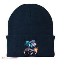 Patriotic T Rex Dabbing Monster Truck Beanie thumb 0