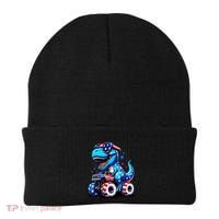 Patriotic T Rex Riding Monster Truck Beanie thumb 0