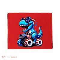 Patriotic T Rex Riding Monster Truck Mousepad thumb 0