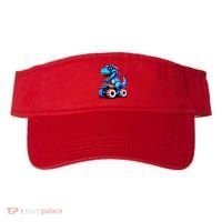 Patriotic T Rex Riding Monster Truck Visor thumb 0