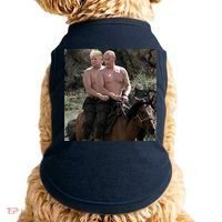 Putin Trump Riding Horse | Russia Tee Doggie Tank thumb 0