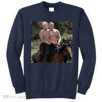 Putin Trump Riding Horse | Russia Tee Sweatshirt thumb 0