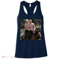 Putin Trump Riding Horse | Russia Tee Women's Tank Top thumb 0