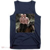 Putin Trump Riding Horse | Russia Tee Tank Top thumb 0