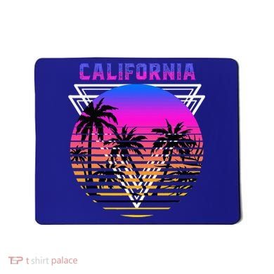 Palm Trees Retro Cali Long Beach Vintage Tropical California Mousepad