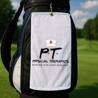 Physical Therapists Risking Our Lives Everyday Golf Towel thumb 2