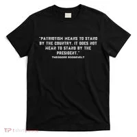 Patriotic Teddy Roosevelt Quote T-Shirt thumb 0