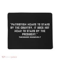 Patriotic Teddy Roosevelt Quote Mousepad thumb 0