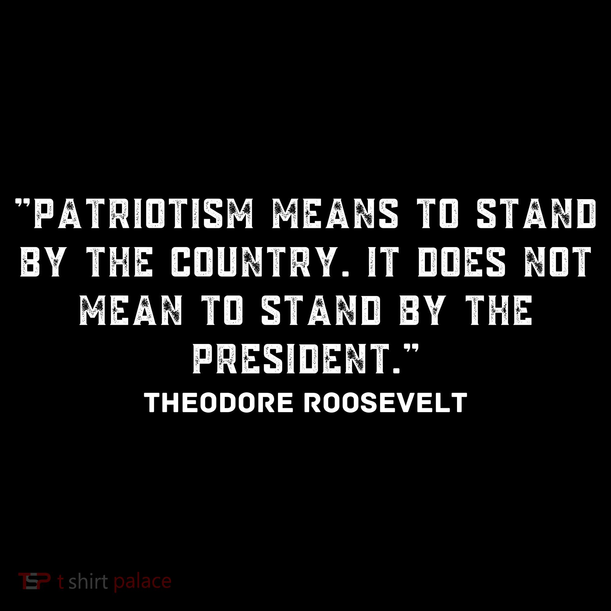 Patriotic Teddy Roosevelt Quote Ornament