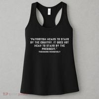 Patriotic Teddy Roosevelt Quote Women's Tank Top thumb 3
