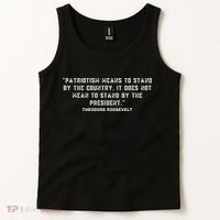 Patriotic Teddy Roosevelt Quote Tank Top thumb 2