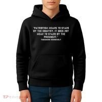 Patriotic Teddy Roosevelt Quote Kids Hoodie thumb 4