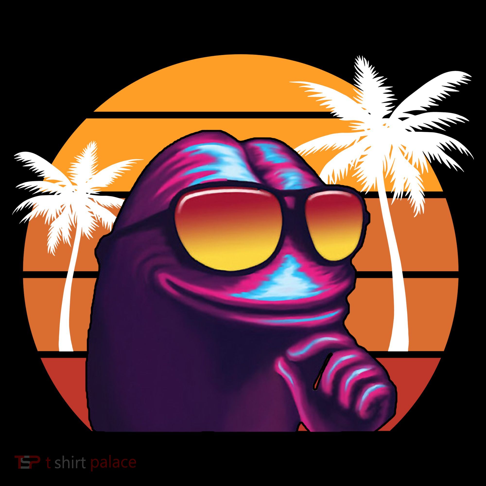 Pepe Tropical Retro Sunset Toddler Hoodie