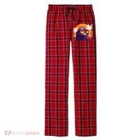 Pepe Tropical Retro Sunset Men's Flannel Plaid Pajama Pants thumb 0