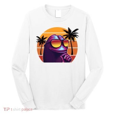 Pepe Tropical Retro Sunset Long Sleeve Shirt
