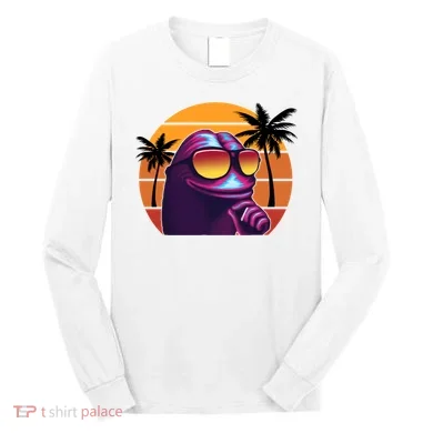 Pepe Tropical Retro Sunset Long Sleeve Shirt