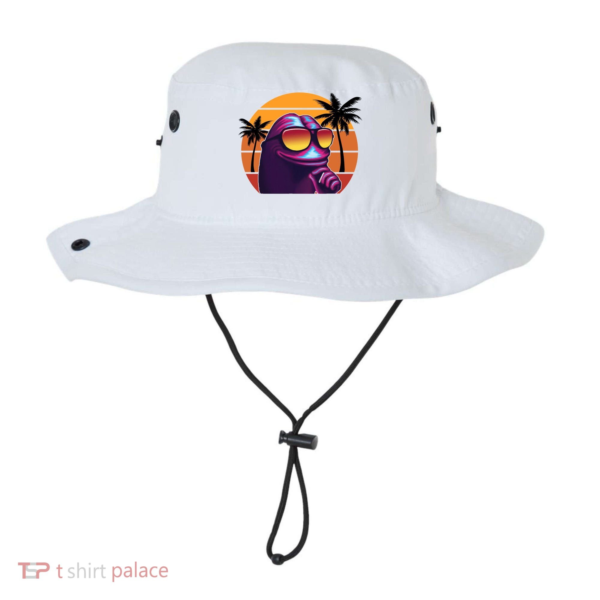 Pepe Tropical Retro Sunset Bucket Hat