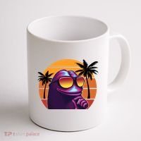 Pepe Tropical Retro Sunset Coffee Mug thumb 1